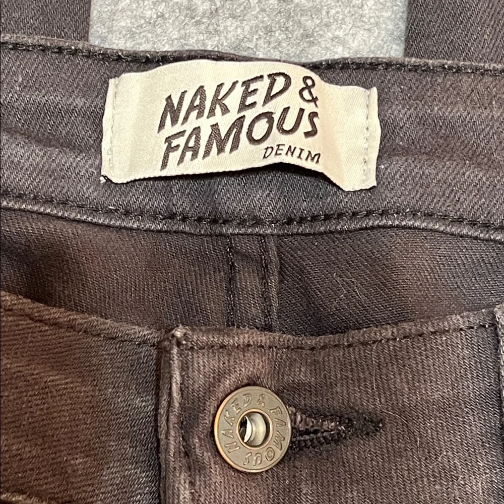 Naked & Famous Men’s ‘Skinny Guy’ Denim Jeans - Picture 6 of 7
